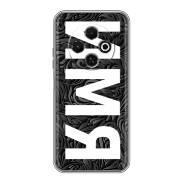 Силиконовый чехол на Tecno Spark 30C с принтом ИМЯ