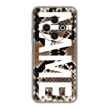 Силиконовый чехол на Tecno Spark 30C с принтом NAME