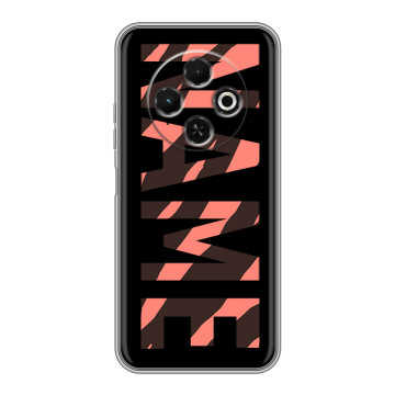 Силиконовый чехол на Tecno Spark 30C с принтом NAME