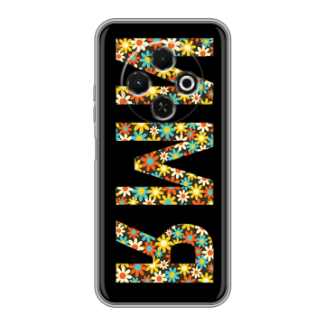 Силиконовый чехол на Tecno Spark 30C с принтом ИМЯ
