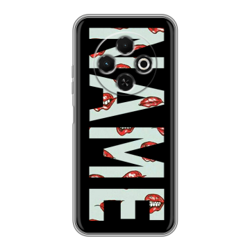 Силиконовый чехол на Tecno Spark 30C с принтом NAME