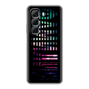 Силиконовый чехол на Infinix Hot 50 с принтом ФАМИЛИЯ