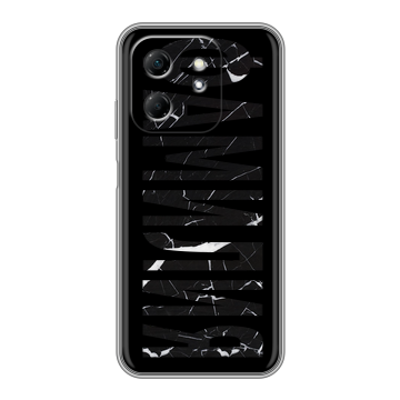 Силиконовый чехол на Infinix Hot 50i с принтом ФАМИЛИЯ