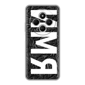 Силиконовый чехол на Redmi 14C с принтом ИМЯ