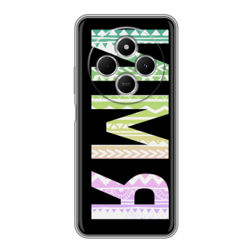Силиконовый чехол на Redmi 14C с принтом ИМЯ