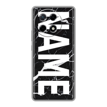 Силиконовый чехол на Tecno Camon 30S с принтом NAME
