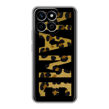 Силиконовый чехол на Honor X7c с принтом NAME