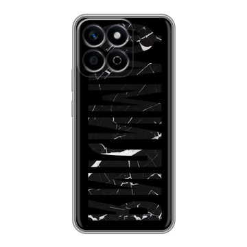 Силиконовый чехол на Honor X7c с принтом ФАМИЛИЯ