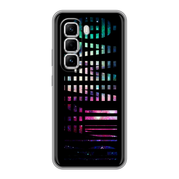 Силиконовый чехол на Infinix Hot 50 Pro с принтом ФАМИЛИЯ