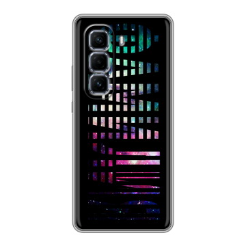 Силиконовый чехол на Infinix Hot 50 Pro Plus с принтом ФАМИЛИЯ