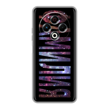 Силиконовый чехол на Tecno Spark 30 4G с принтом ФАМИЛИЯ
