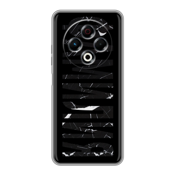 Силиконовый чехол на Tecno Spark 30 4G с принтом ФАМИЛИЯ