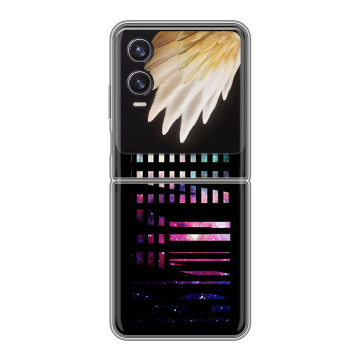 Пластиковый чехол на Tecno Phantom V Flip 2 с принтом ФАМИЛИЯ