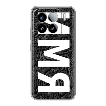Силиконовый чехол на Xiaomi 15 с принтом ИМЯ