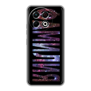 Силиконовый чехол на Tecno Spark 30 Pro с принтом ФАМИЛИЯ