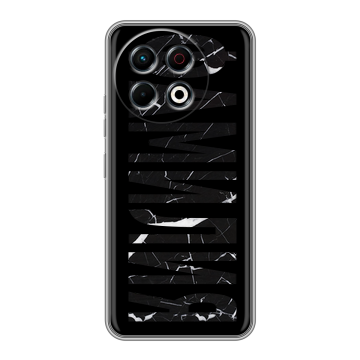 Силиконовый чехол на Tecno Spark 30 Pro с принтом ФАМИЛИЯ
