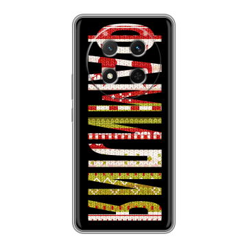 Силиконовый чехол на Honor X9c с принтом ФАМИЛИЯ
