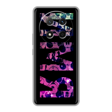 Силиконовый чехол на Honor X9c с принтом ИМЯ