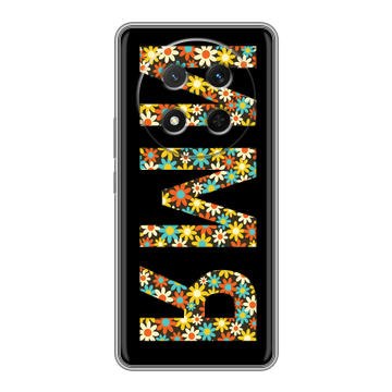 Силиконовый чехол на Honor X9c с принтом ИМЯ