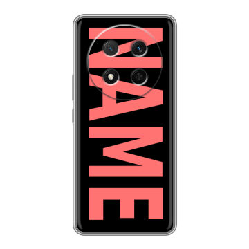 Силиконовый чехол на Honor X9c с принтом NAME