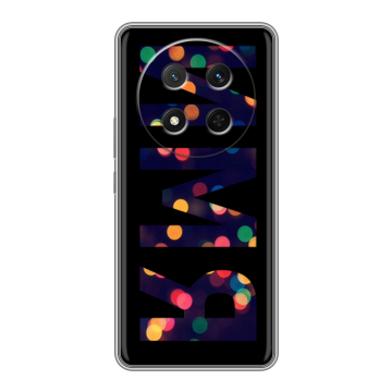 Силиконовый чехол на Honor X9c с принтом ИМЯ