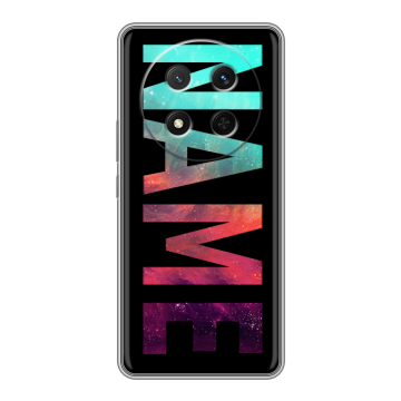 Силиконовый чехол на Honor X9c с принтом NAME
