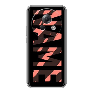 Силиконовый чехол на Meizu Lucky 08 с принтом NAME