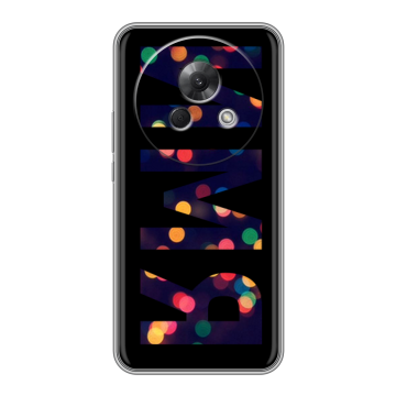 Силиконовый чехол на Meizu Lucky 08 с принтом ИМЯ