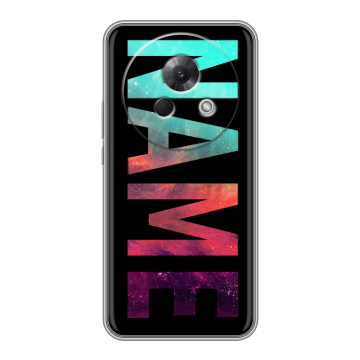 Силиконовый чехол на Meizu Lucky 08 с принтом NAME