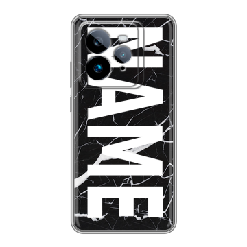 Силиконовый чехол на Realme GT7 Pro с принтом NAME