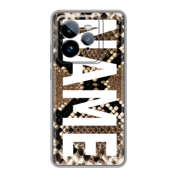 Силиконовый чехол на Realme GT7 Pro с принтом NAME