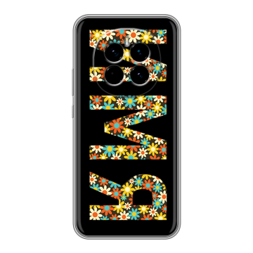 Силиконовый чехол на Honor Magic 7 с принтом ИМЯ