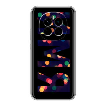 Силиконовый чехол на Honor Magic 7 с принтом ИМЯ