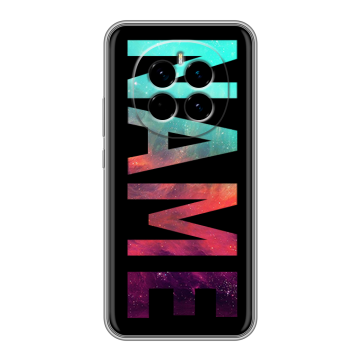 Силиконовый чехол на Honor Magic 7 с принтом NAME