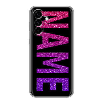 Силиконовый чехол на Samsung Galaxy A36 с принтом NAME