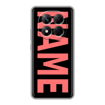 Силиконовый чехол на Xiaomi Redmi Note 14 Pro 5G с принтом NAME