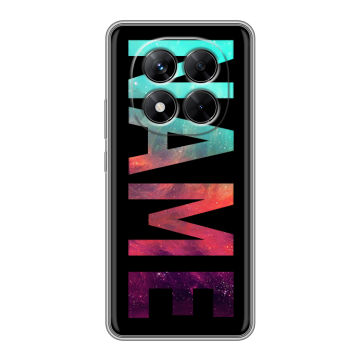 Силиконовый чехол на Xiaomi Redmi Note 14 Pro 5G с принтом NAME