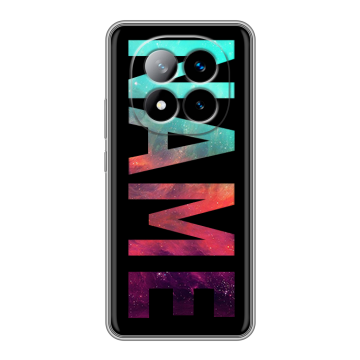 Силиконовый чехол на Xiaomi Redmi Note 14 Pro Plus с принтом NAME