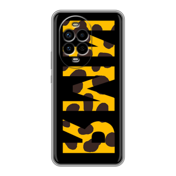 Силиконовый чехол на Huawei Nova 13 Pro с принтом ИМЯ