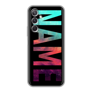 Силиконовый чехол на Samsung Galaxy A26 с принтом NAME