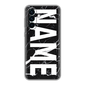 Силиконовый чехол на Samsung Galaxy A56 с принтом NAME