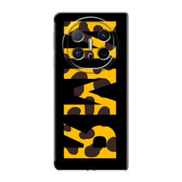 Пластиковый чехол на Huawei Mate X6 с принтом ИМЯ