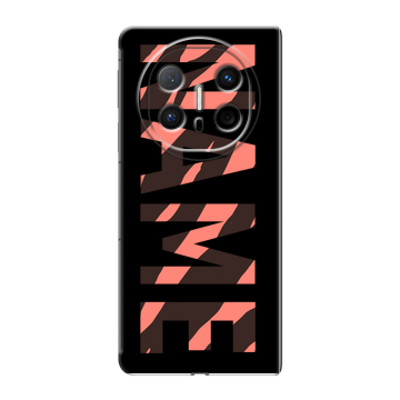 Пластиковый чехол на Huawei Mate X6 с принтом NAME