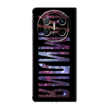 Пластиковый чехол на Huawei Mate X6 с принтом ФАМИЛИЯ