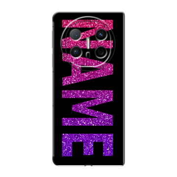 Пластиковый чехол на Huawei Mate X6 с принтом NAME