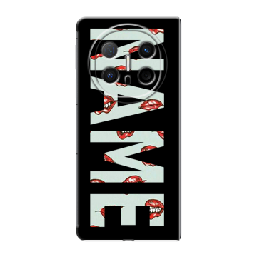 Пластиковый чехол на Huawei Mate X6 с принтом NAME