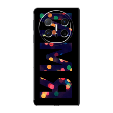 Пластиковый чехол на Huawei Mate X6 с принтом ИМЯ