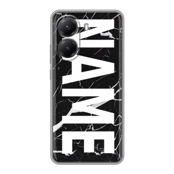 Силиконовый чехол на Poco X7 Pro с принтом NAME