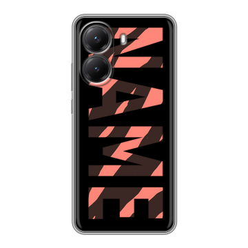 Силиконовый чехол на Poco X7 Pro с принтом NAME
