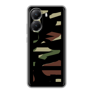 Силиконовый чехол на Poco X7 Pro с принтом NAME